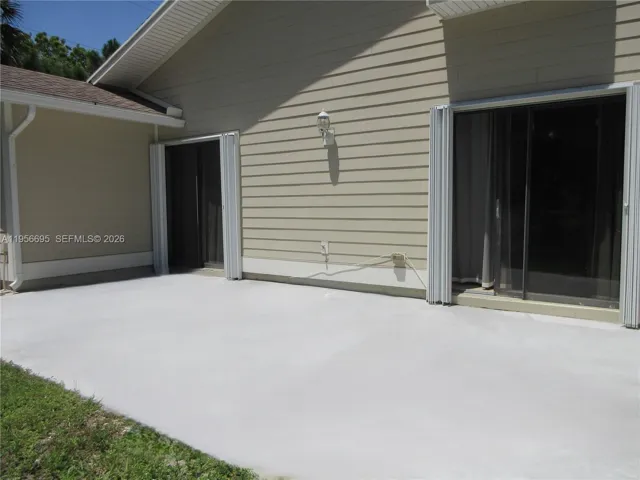 Rear Patio