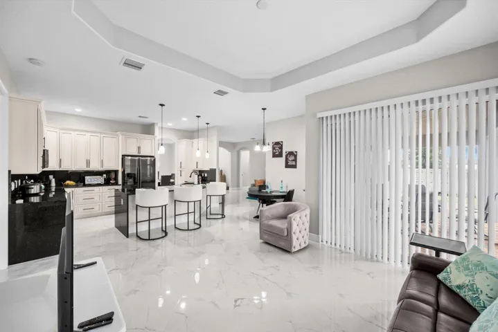 family room/kitchen