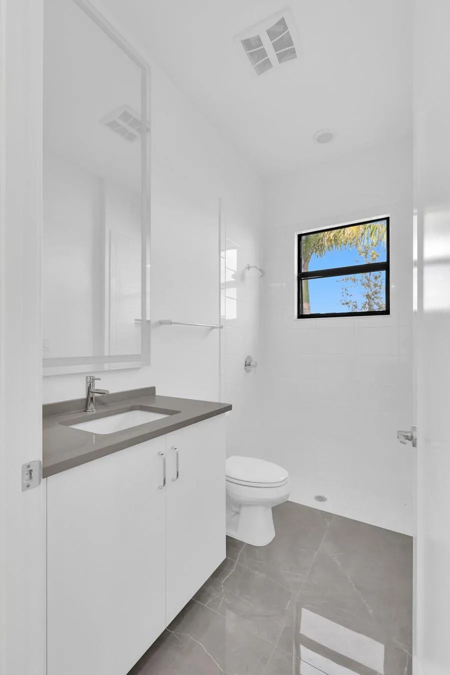 Inside/outside Cabana Bath with Shower and Patio access