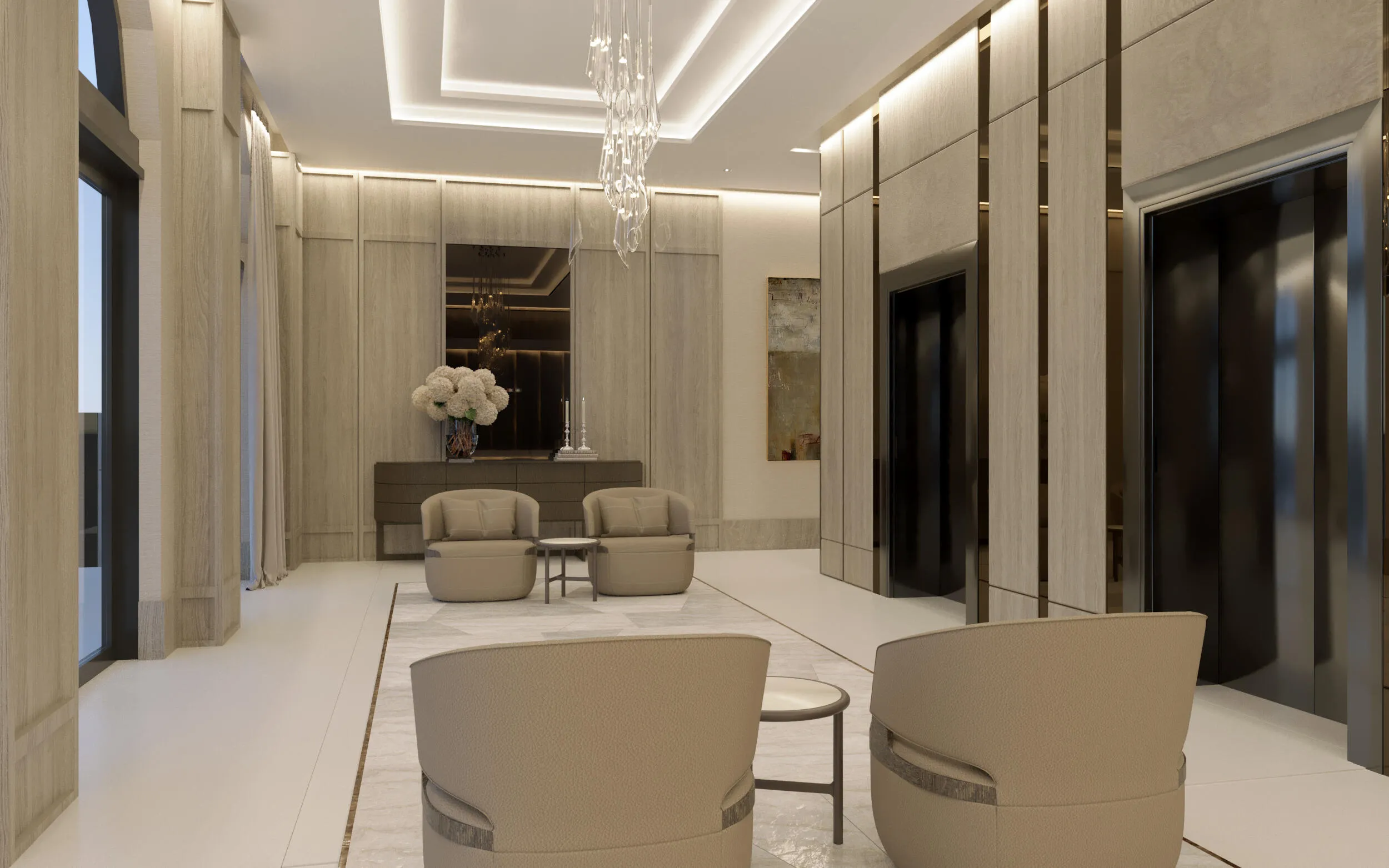 Lobby from Valet Entrance