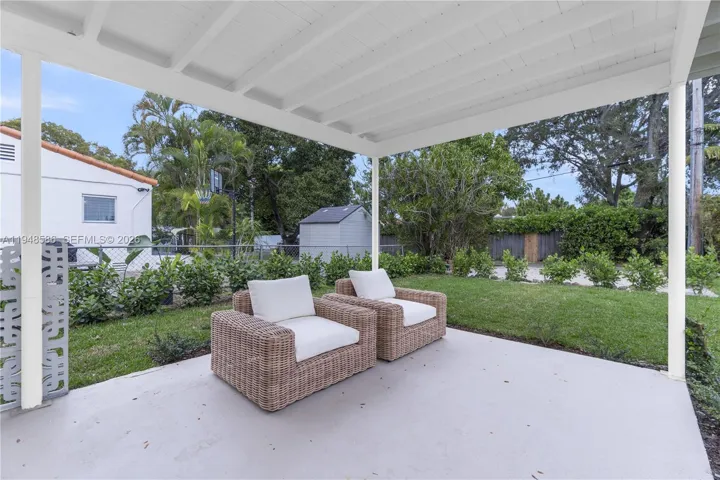 Covered Outdoor Living Terrace