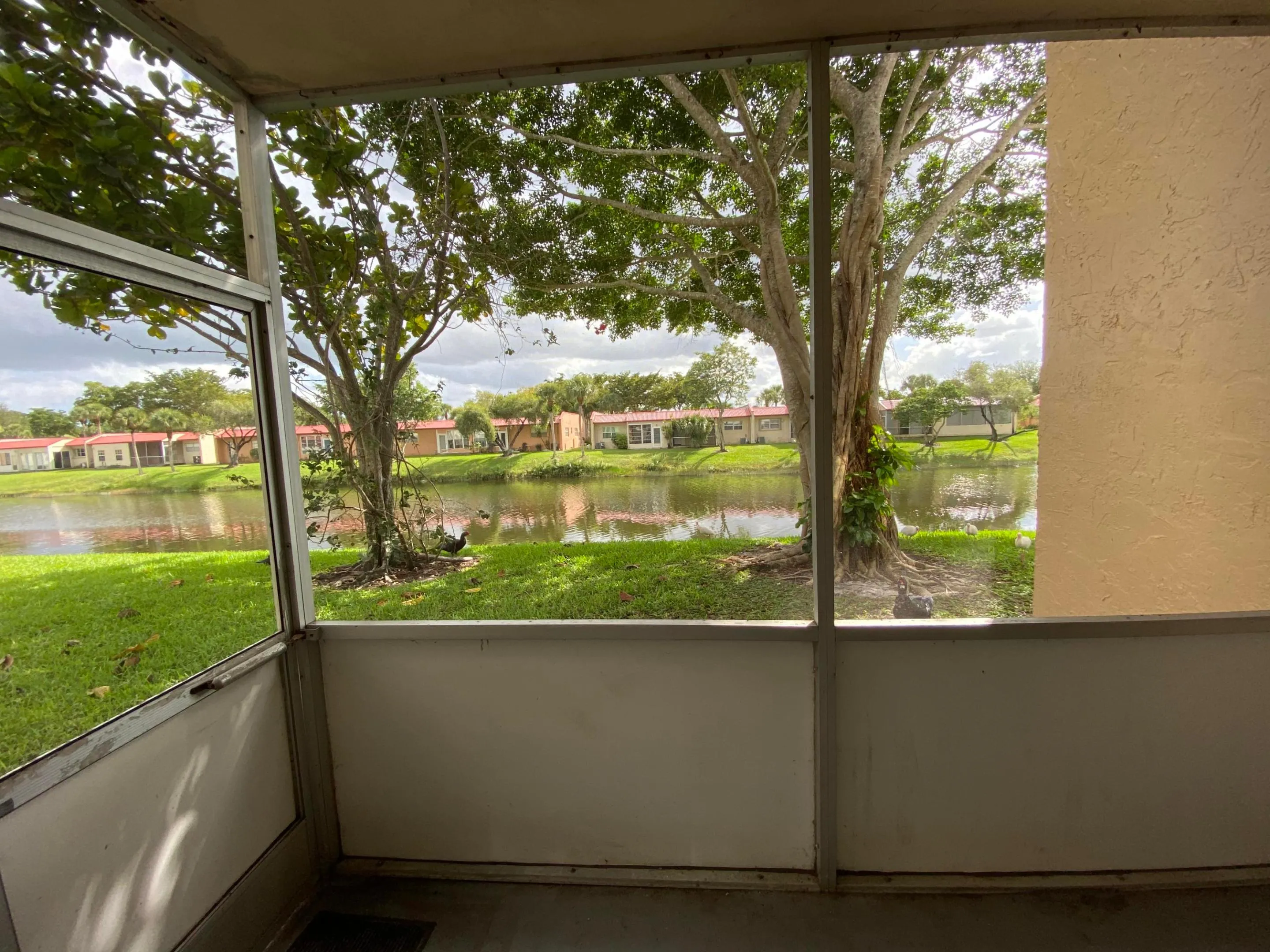 with a beautiful lake view