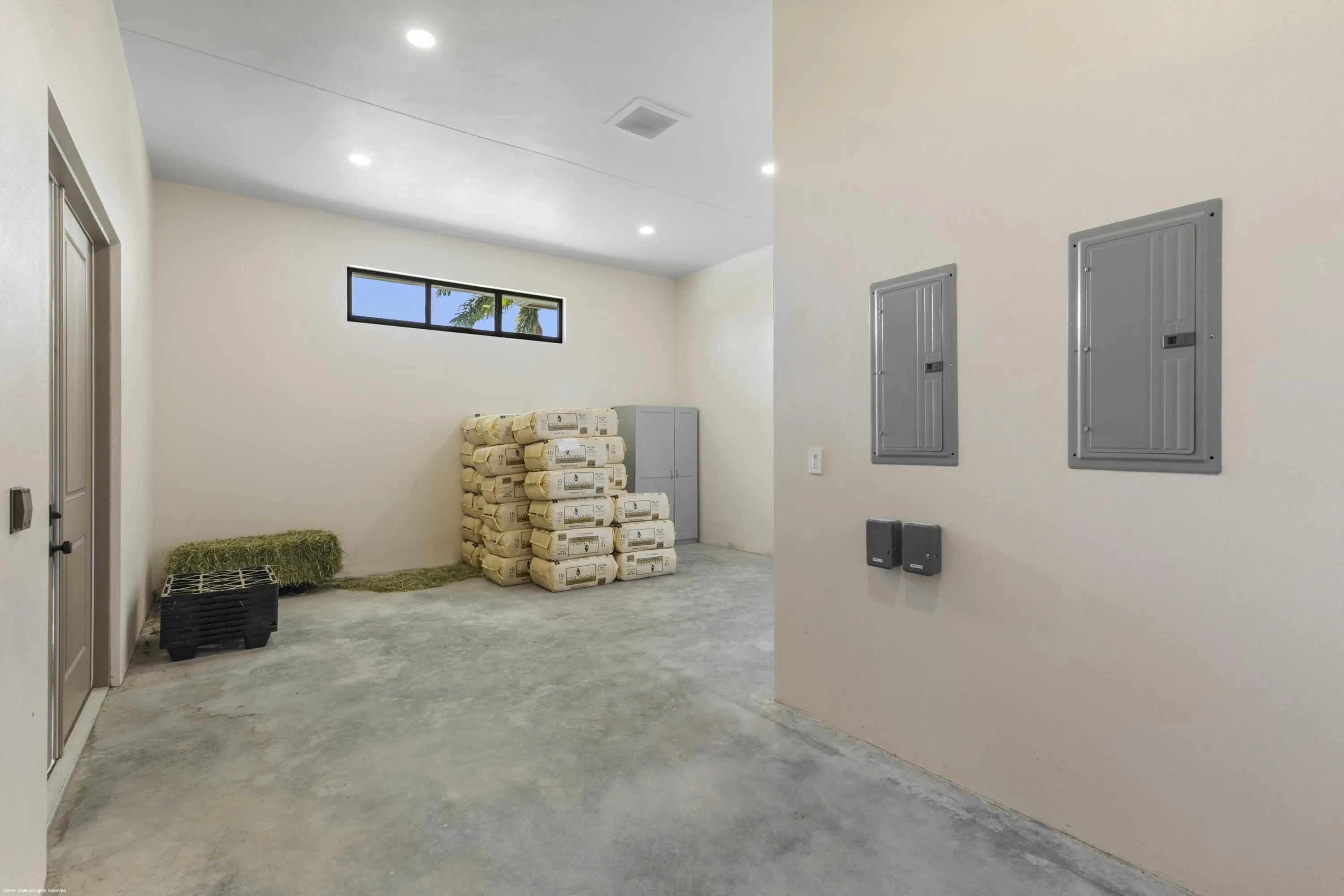 Storage Room for Hay and Shavings