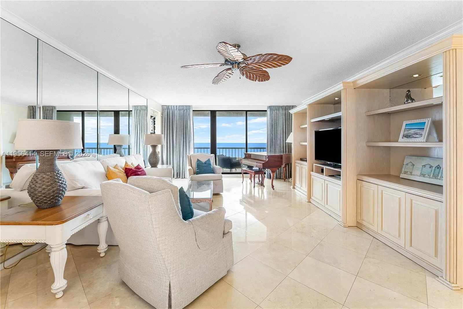 With direct ocean views
