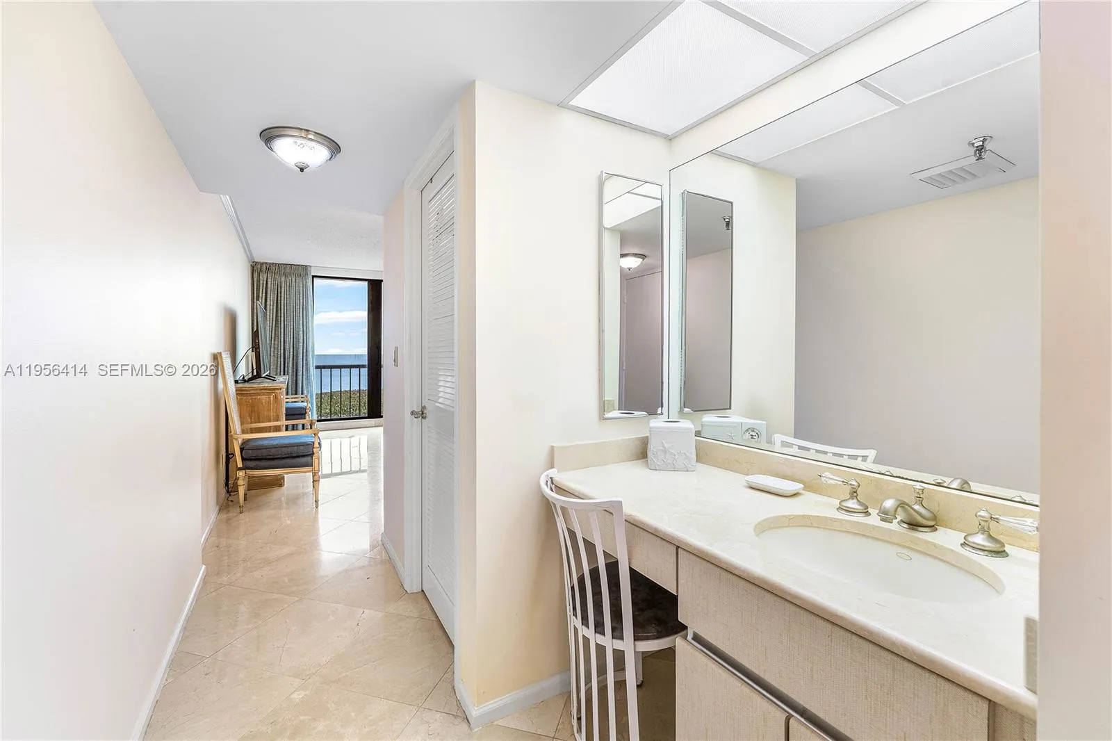 Dressing area in Primary suite