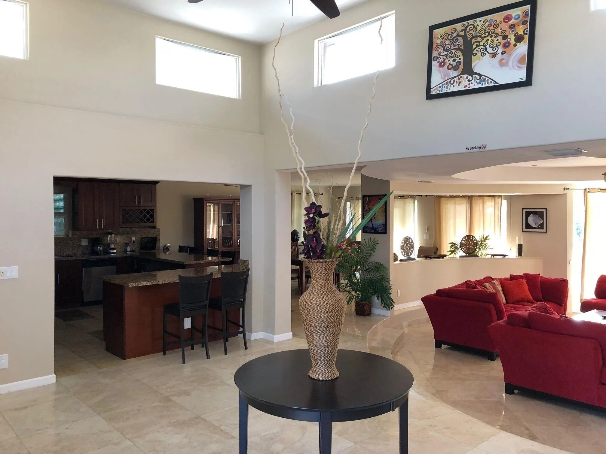 raised ceiling entrance