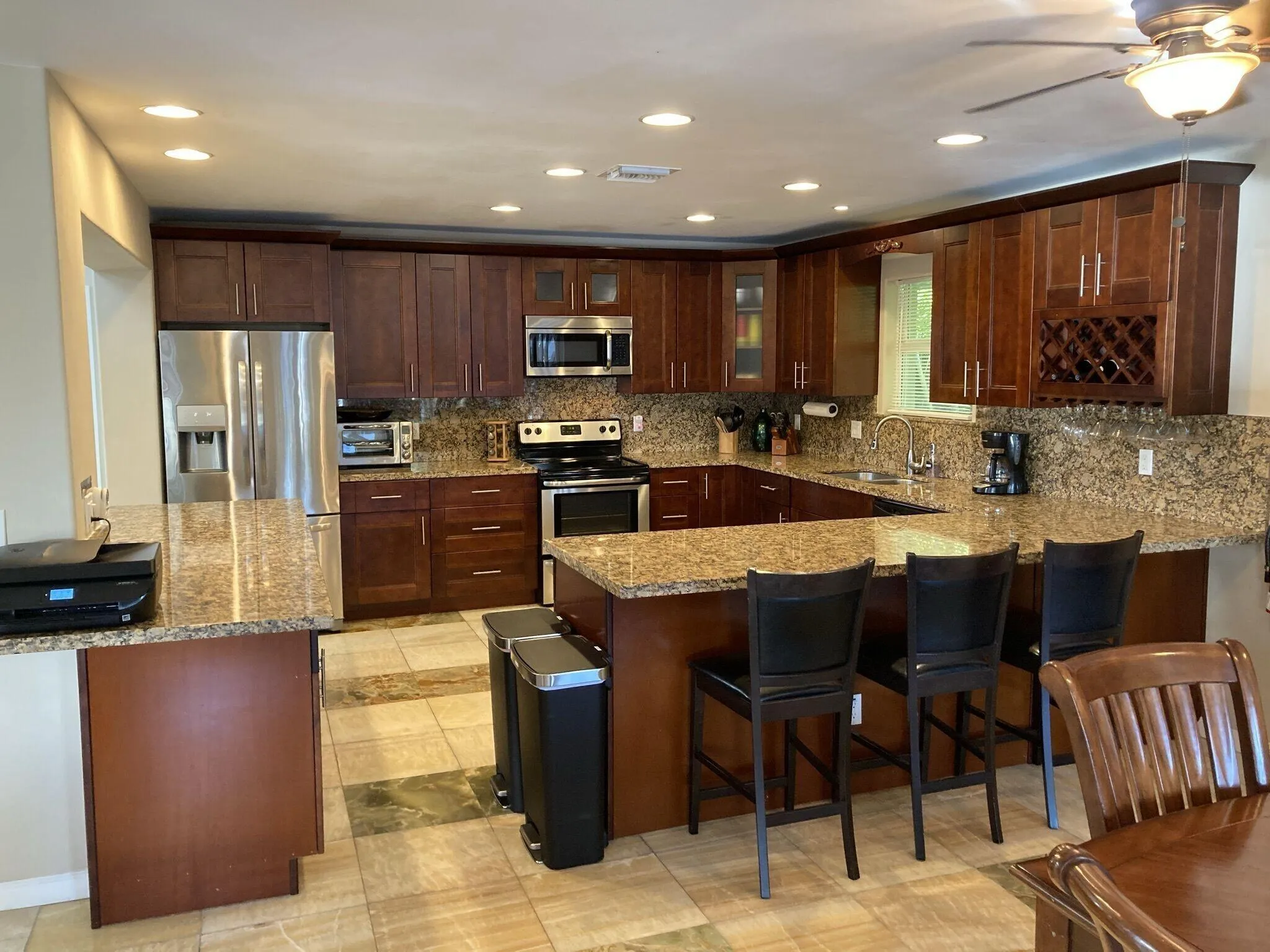 kitchen from dining room
