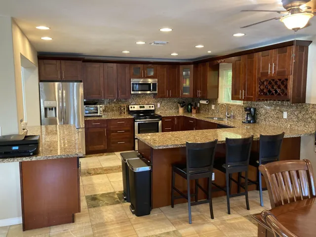 kitchen from dining room
