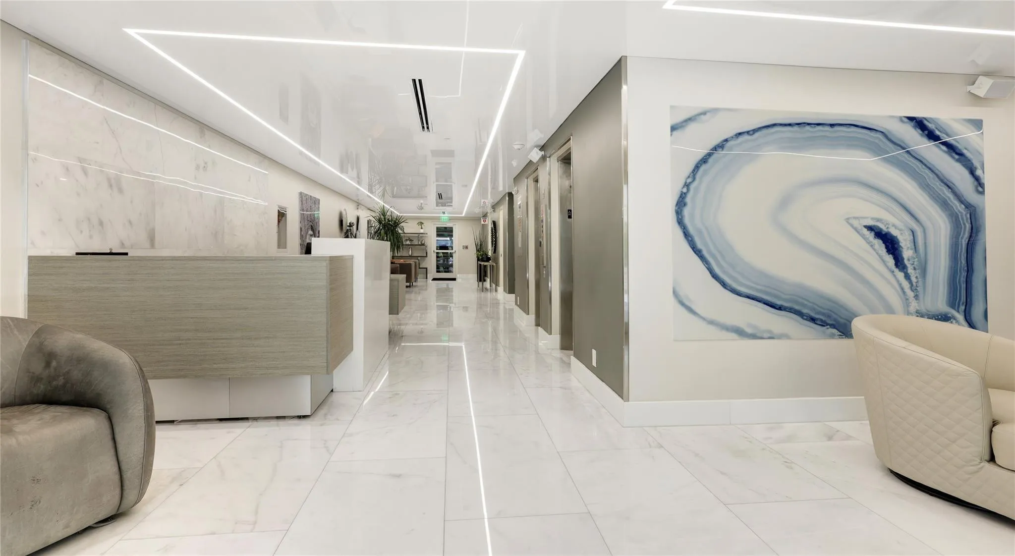 Main Entrance to the Lobby with secured entry