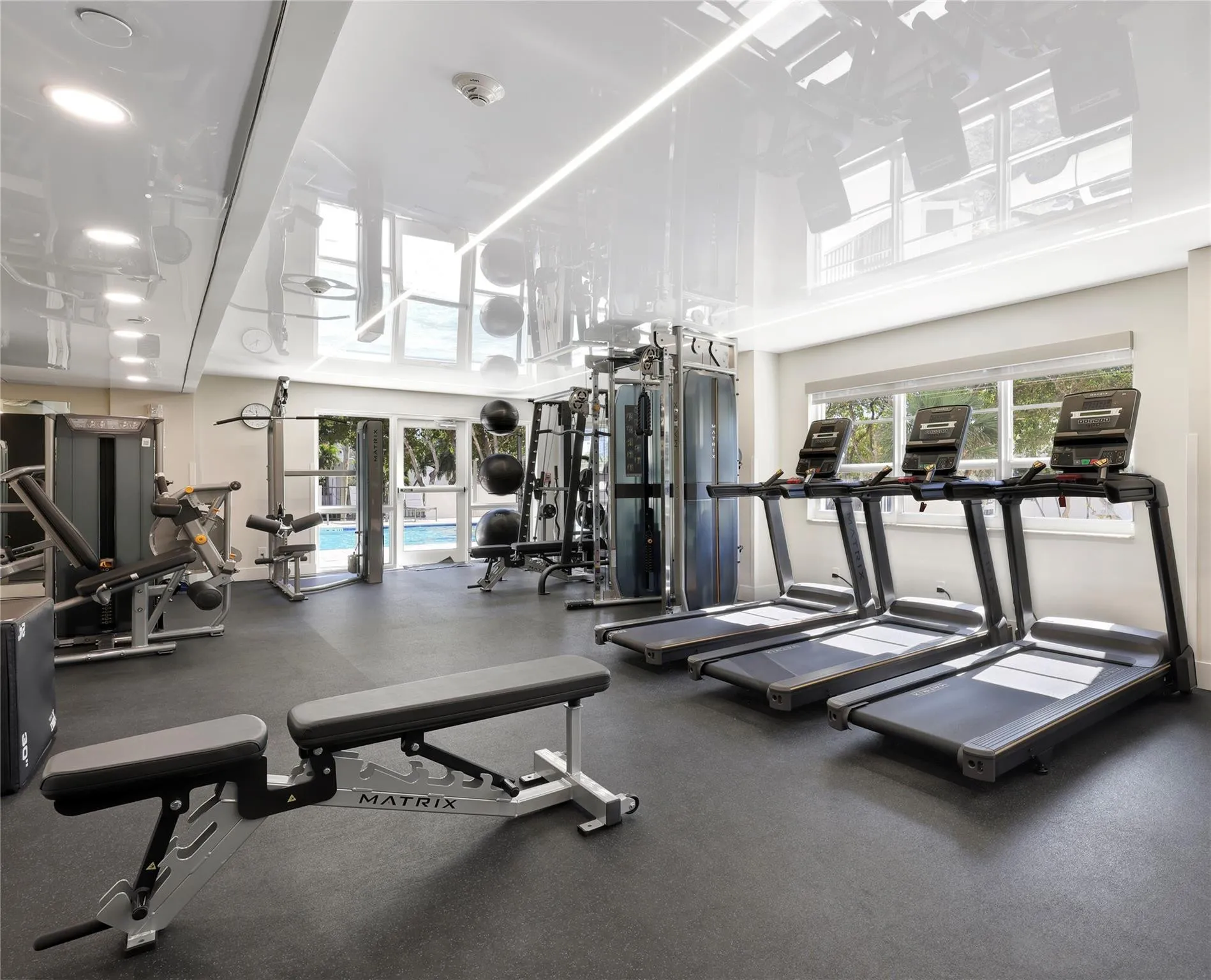 New gym with Matrix equipment