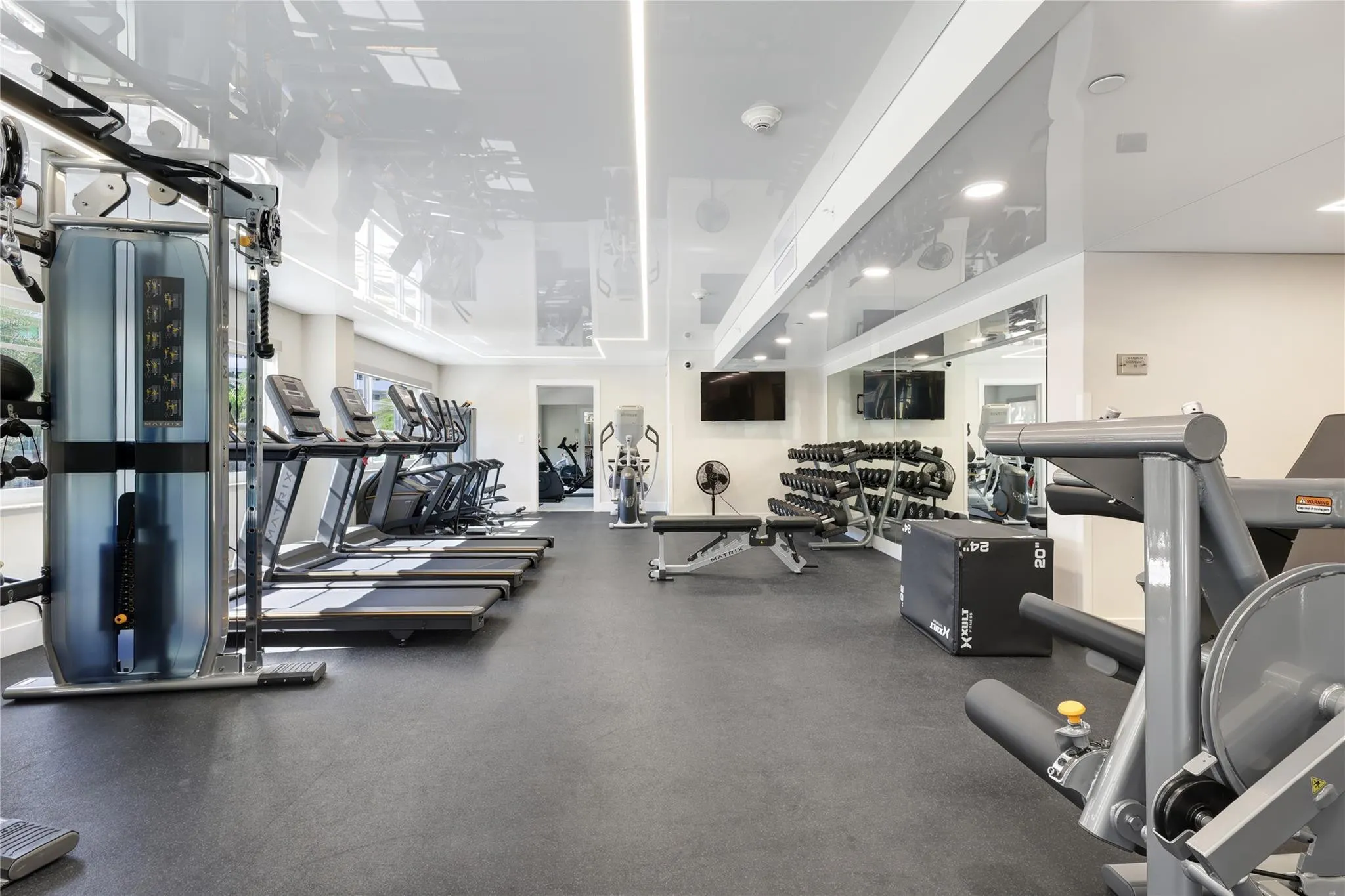 New gym with Matrix equipment