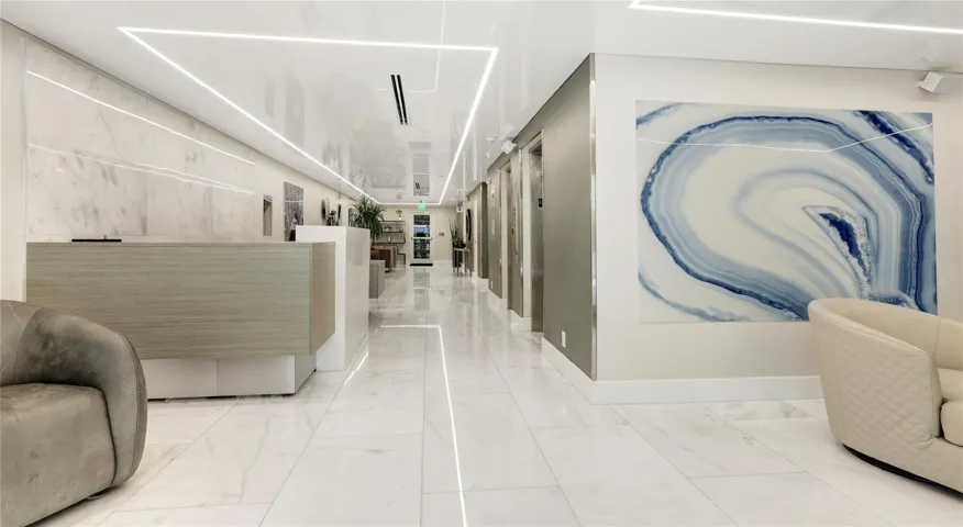 Main Entrance to the Lobby with secured entry