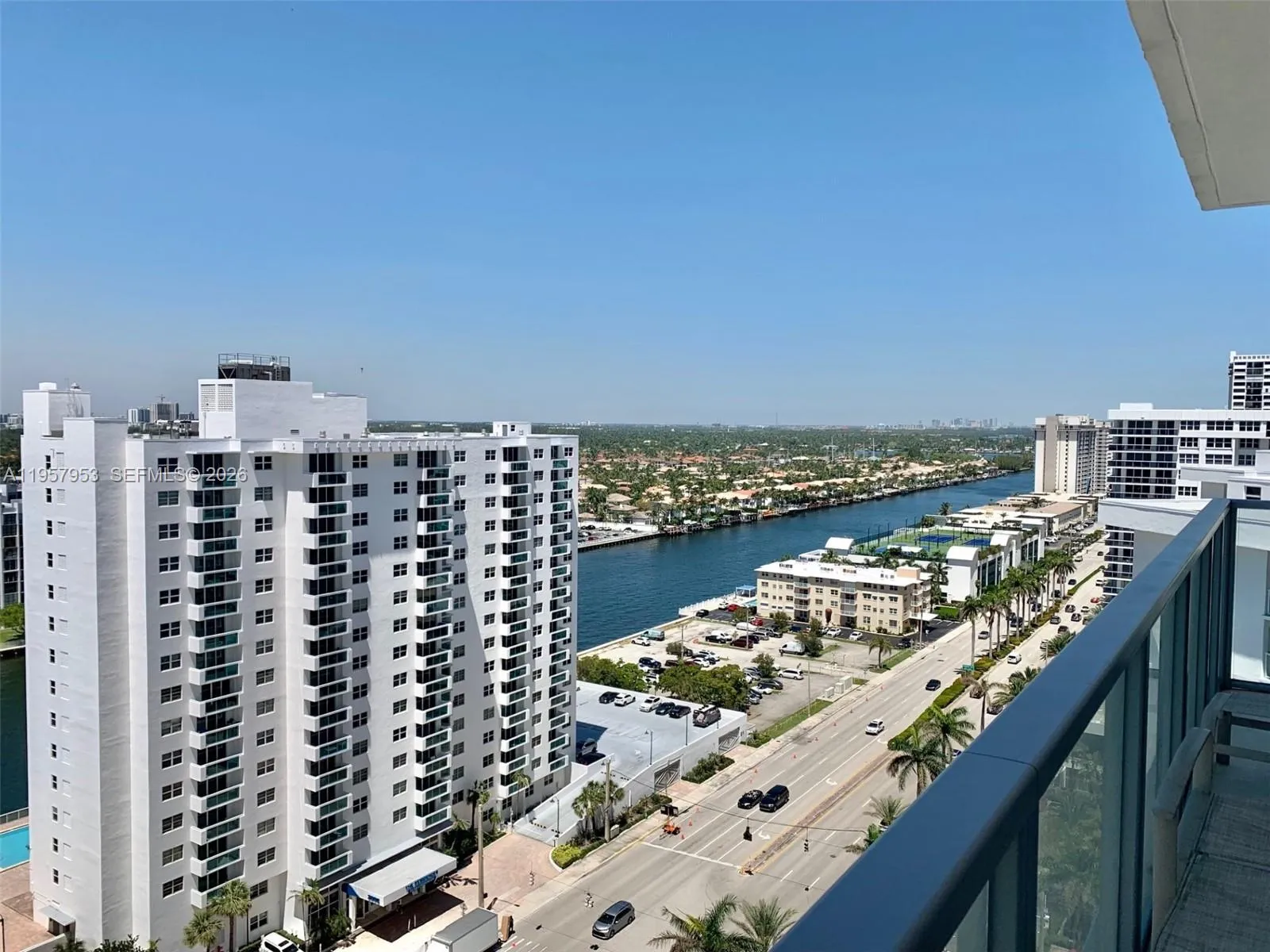 View from other balcony.