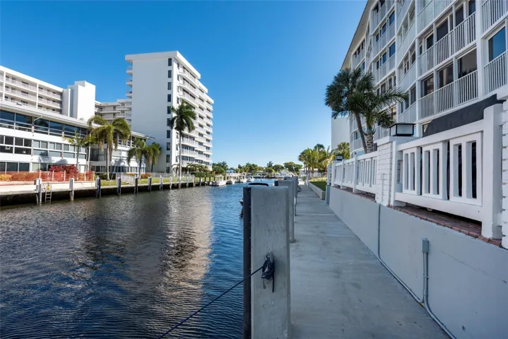 View from patio and docks toward intracoastal waterway