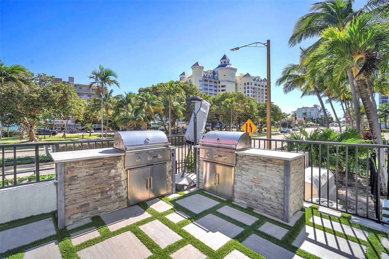 BBQ Area with Ocean View