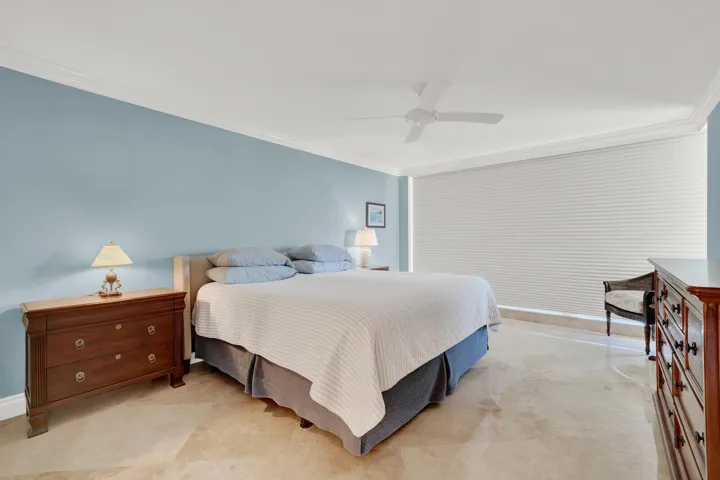 MASTER BEDROOM SHADES DRAWN