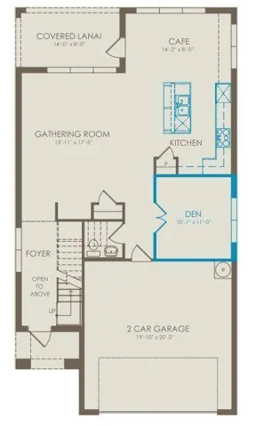 Flexible Floor Plan with Den