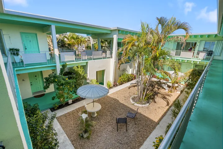 view from balcony