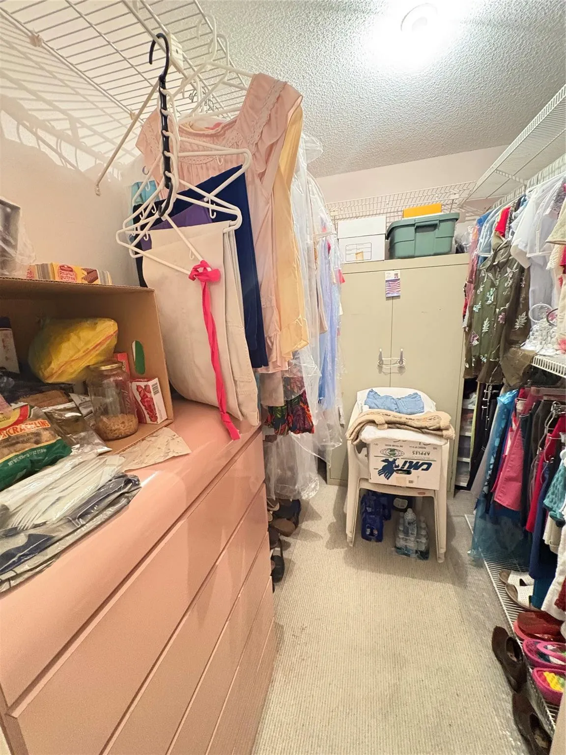 Large primary bedroom walk-in closet