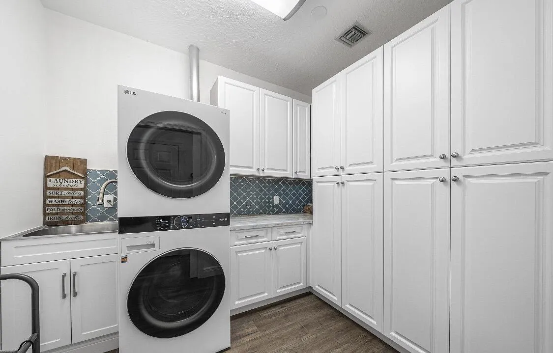Dual sets of laundry facilities