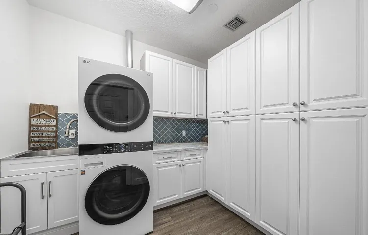 Dual sets of laundry facilities