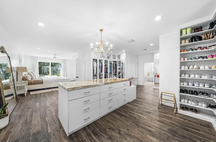 This is a redesigned primary suite, removing two walls, extending the size of this room. I believe this is my favorite feature and it’s astonishing.