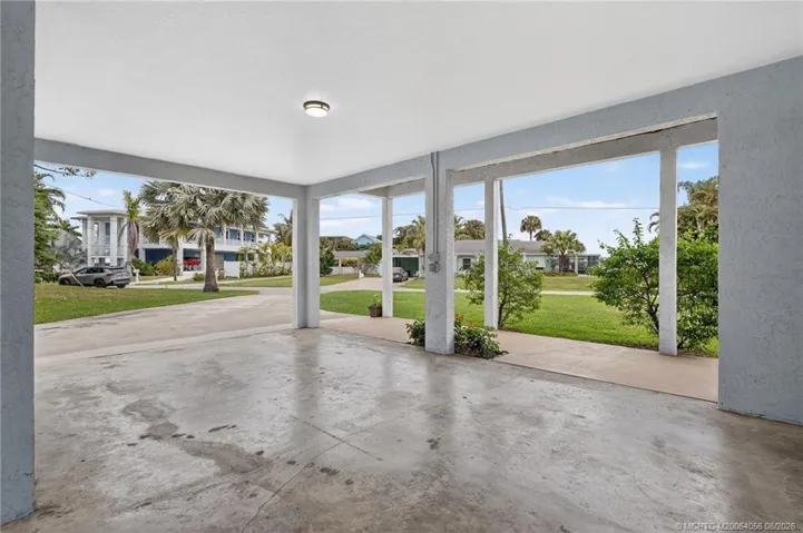 Oversized garage and pedestrian door