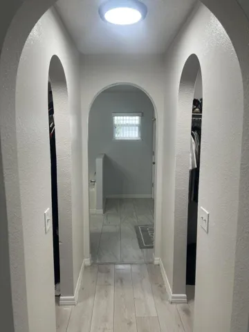 Master hallway to master bath