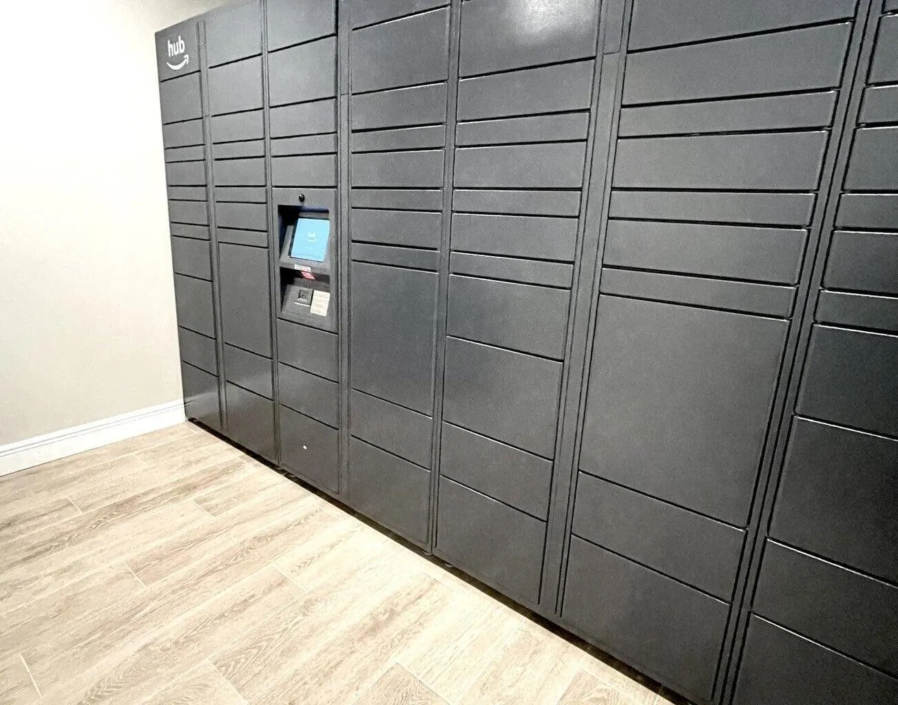 Amazon Locker. You get a text when your packages arrive.