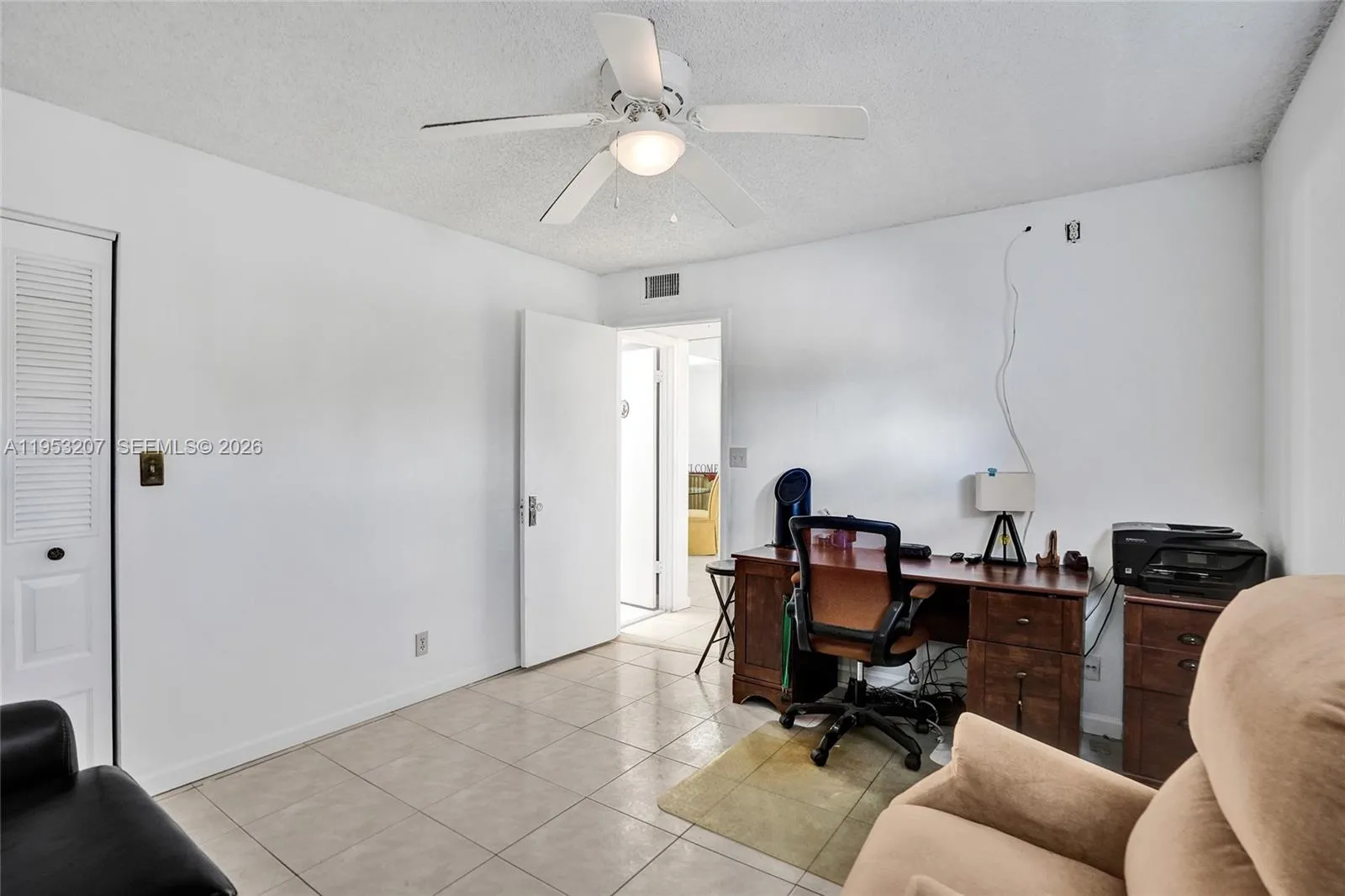 2nd Bedroom, set up as an office