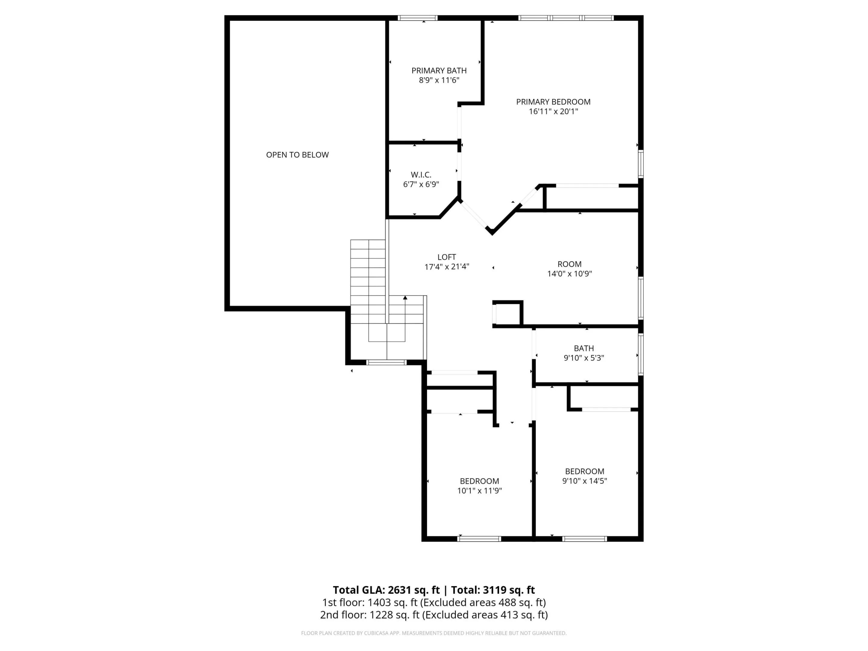 2D Floor Plan for 10310 Northwest 10th C
