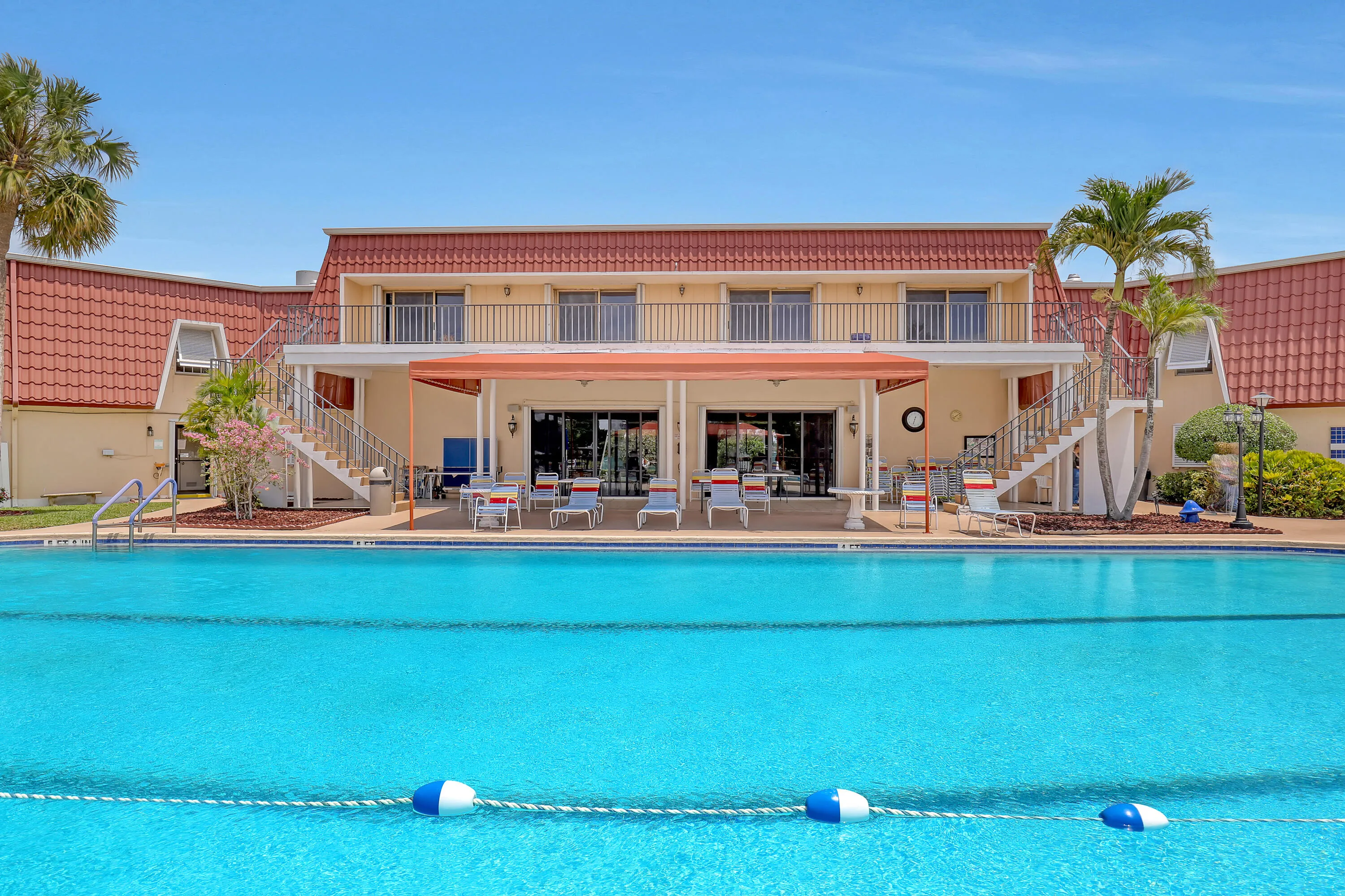 View from Pool of Clubhouse