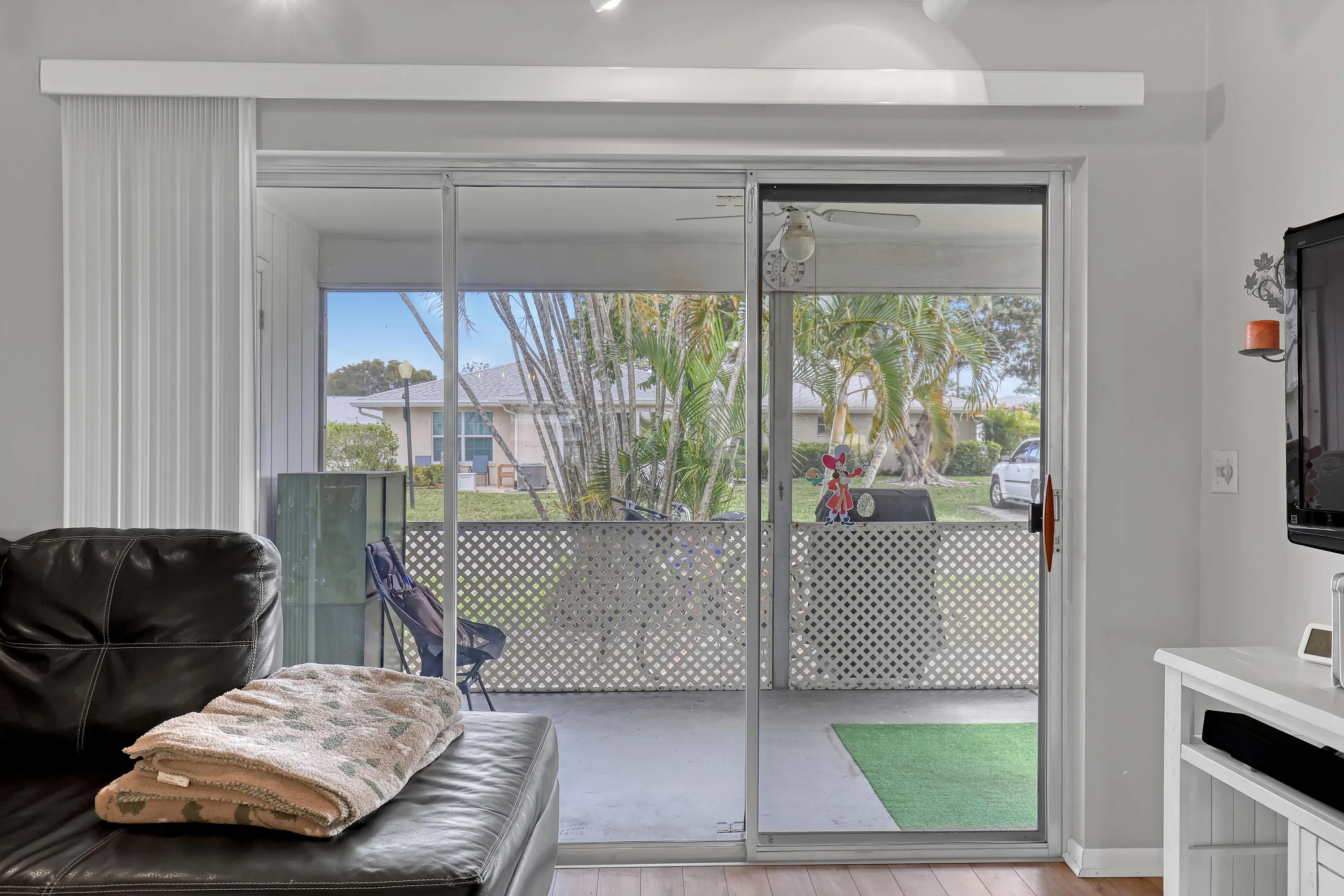View of Patio from Living Room
