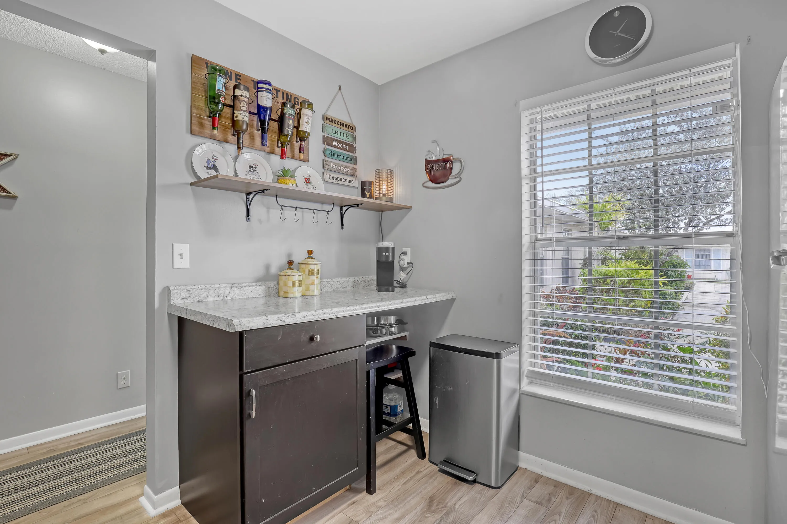 Kitchen View to Foyer