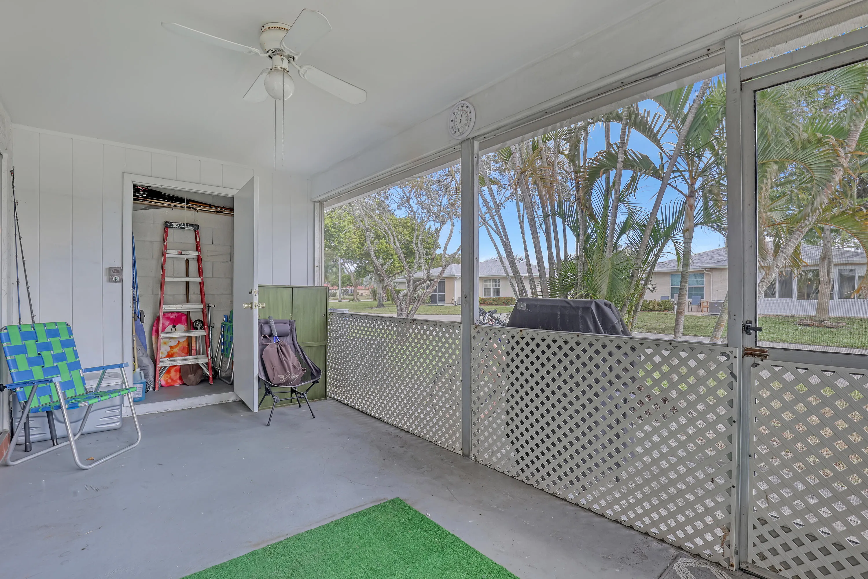 Other View of Screened Patio