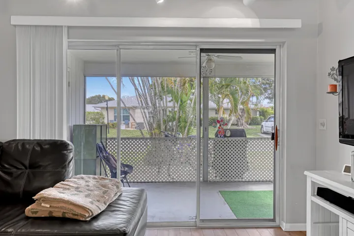 View of Patio from Living Room