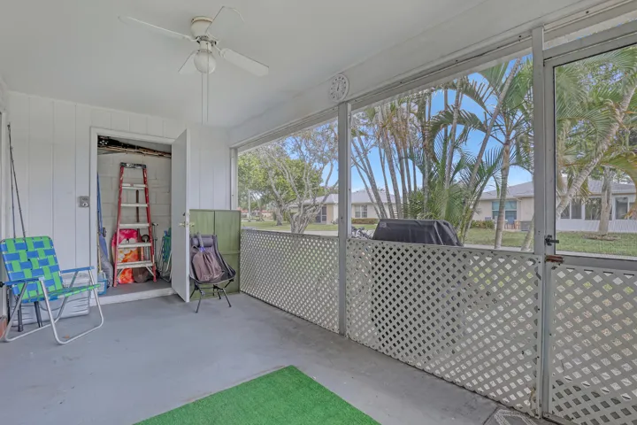 Other View of Screened Patio