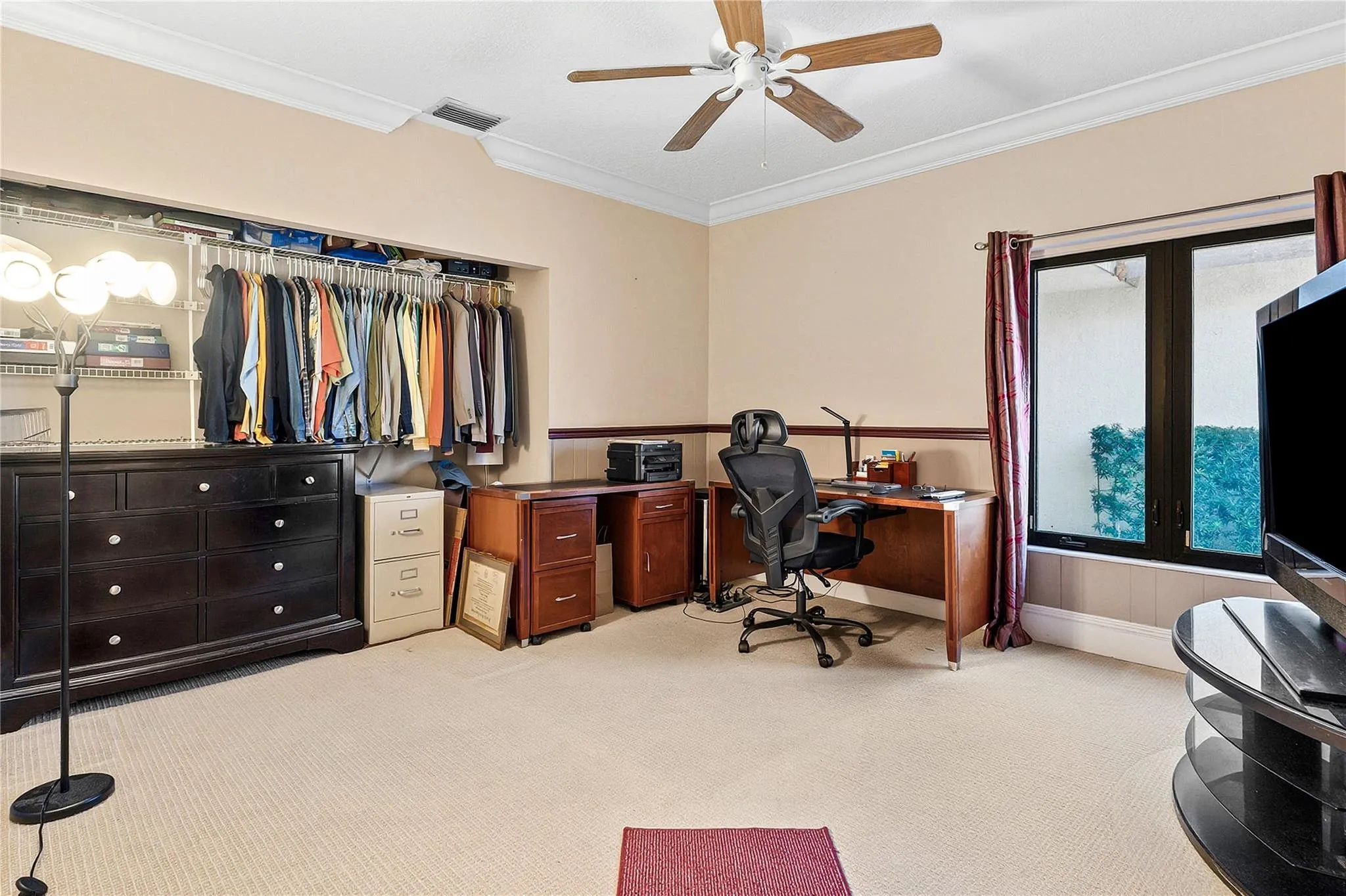 Bedroom #3 used as an office