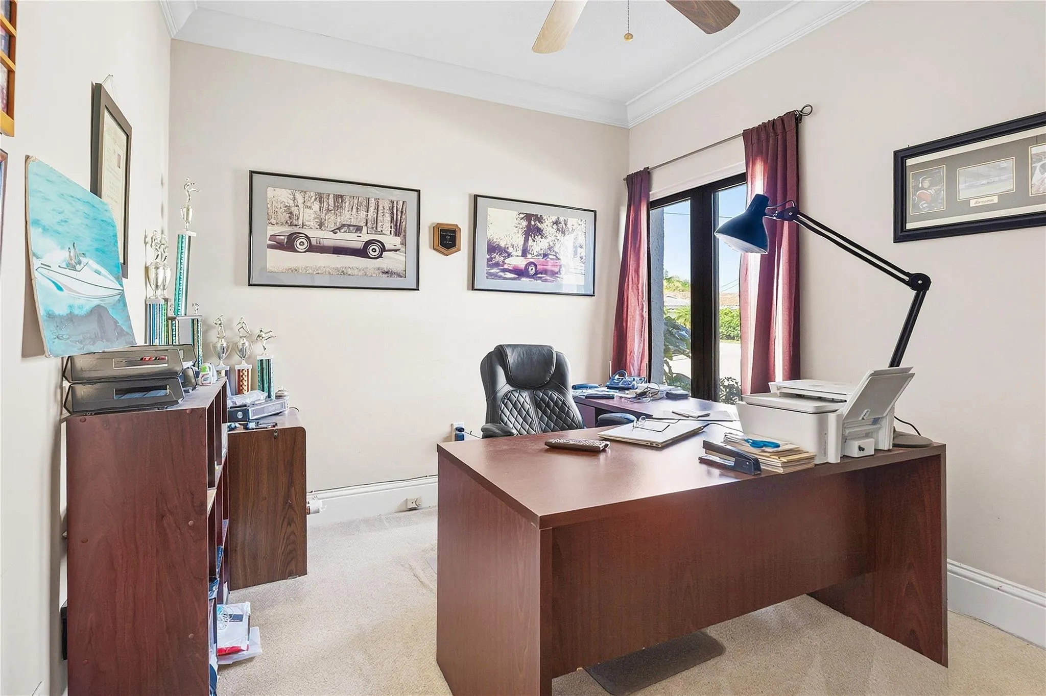 Bedroom #3 used as an office
