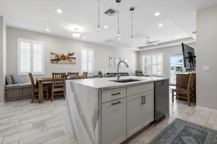 waterfall countertop