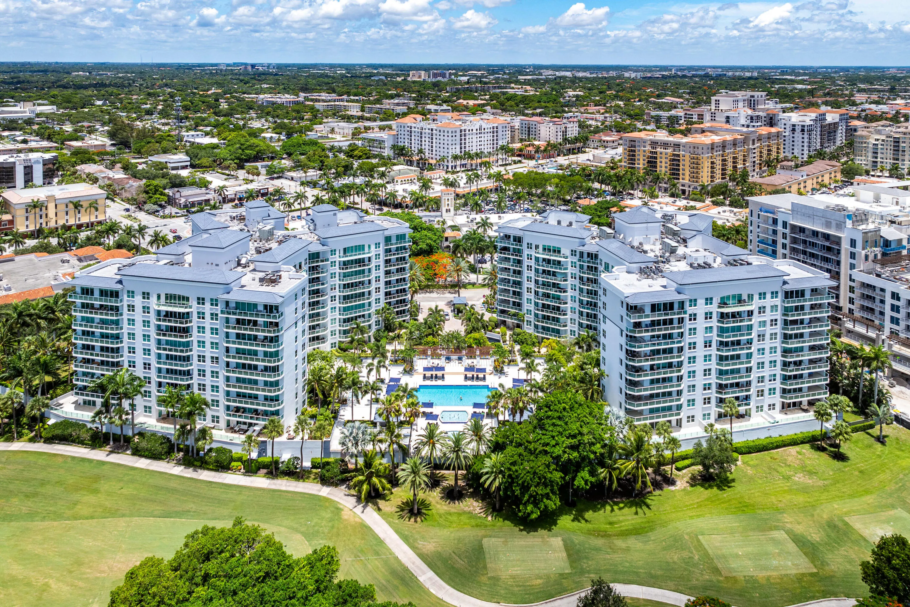 SItuated on the Boca Resort golf course