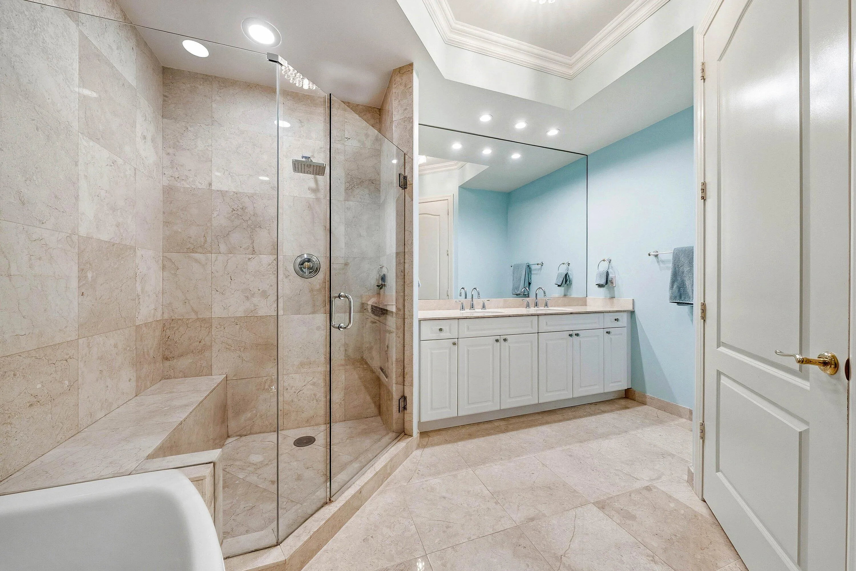 Dual sink vanity