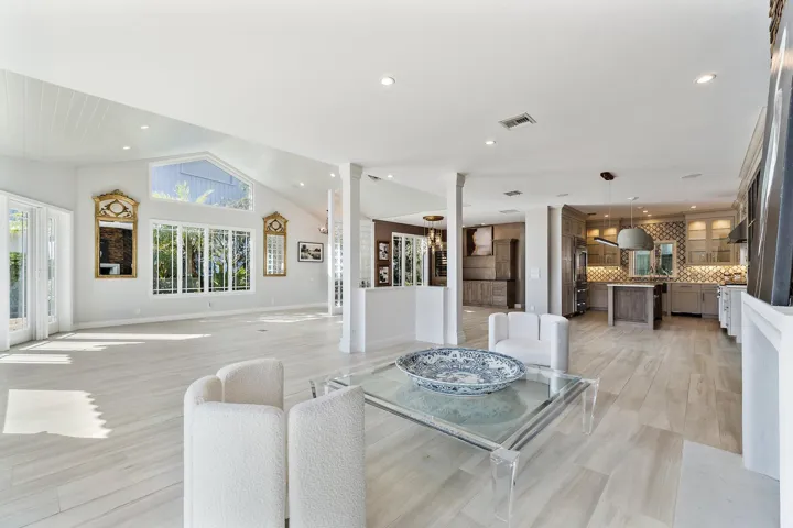 Great Room View to Kitchen - Dining Room