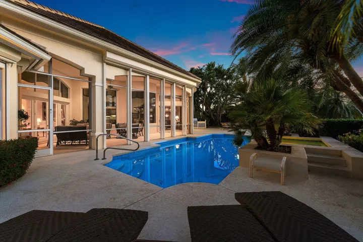 Pool Deck at Dusk