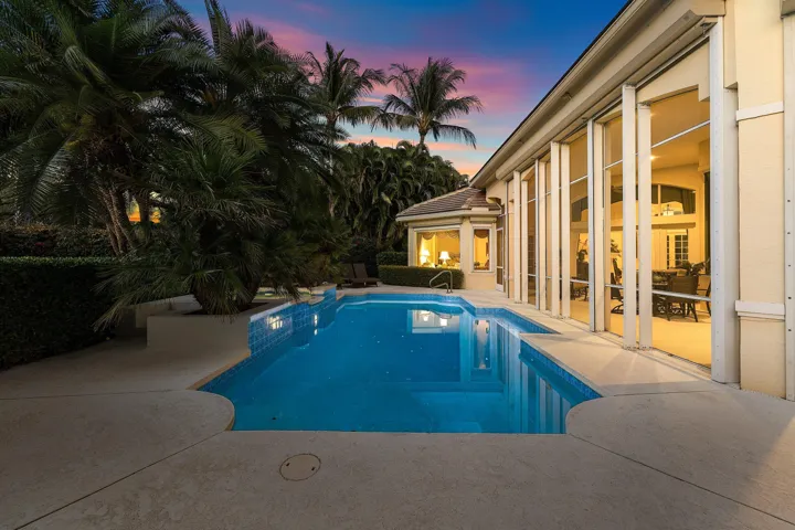 Pool Deck at Dusk