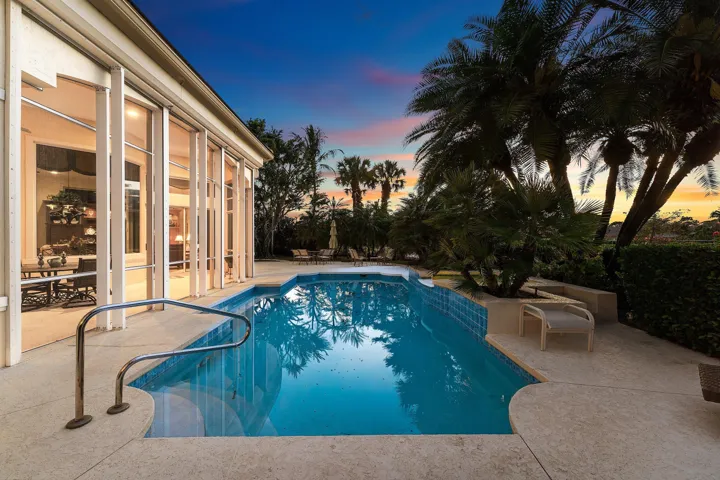 Pool Deck at Dusk