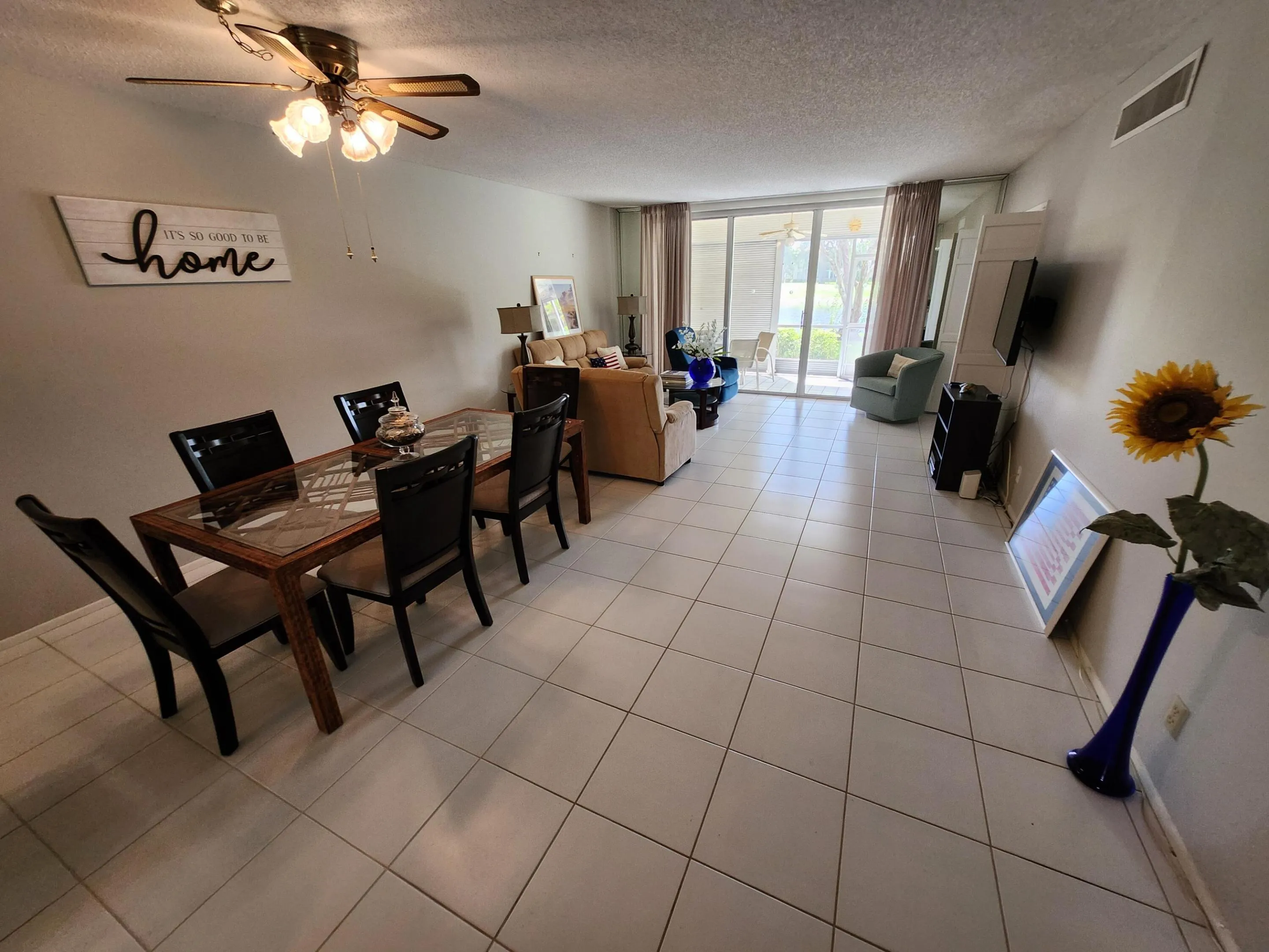 Updated with less furniture and area rugs!