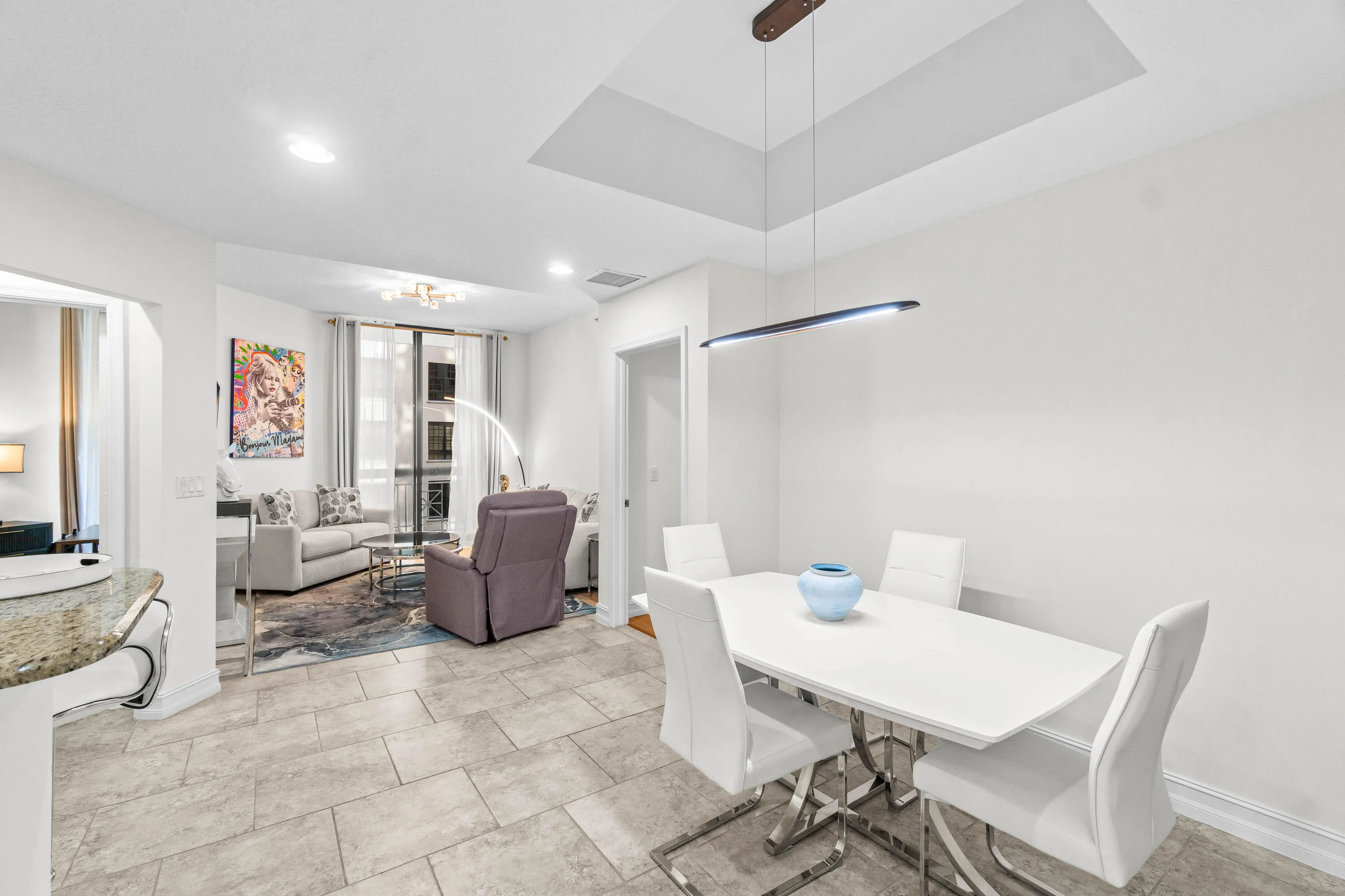 Dining Area Open to Living