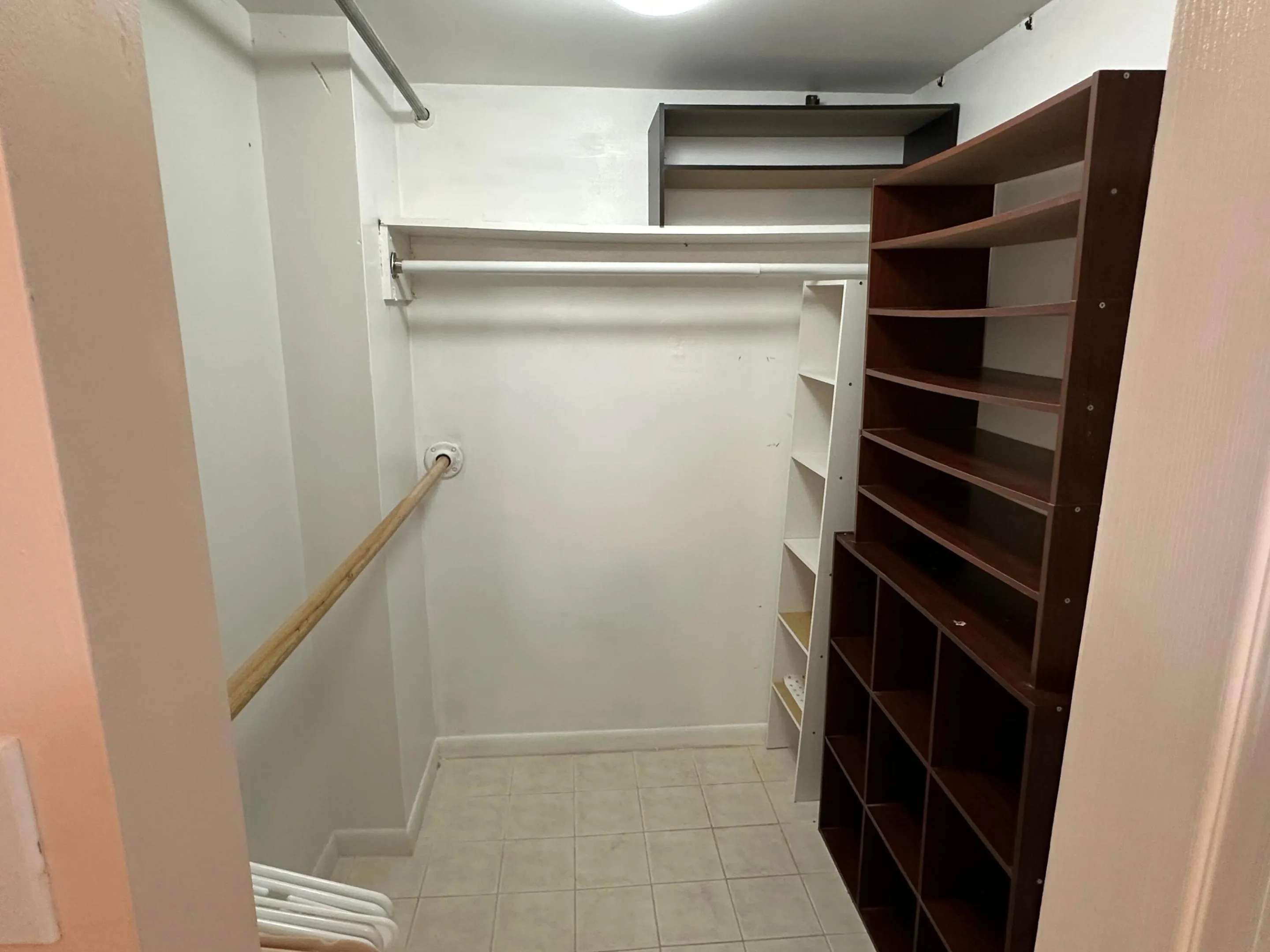 Primary walk-in closet