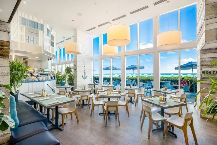On site Beachfront Restaurant
